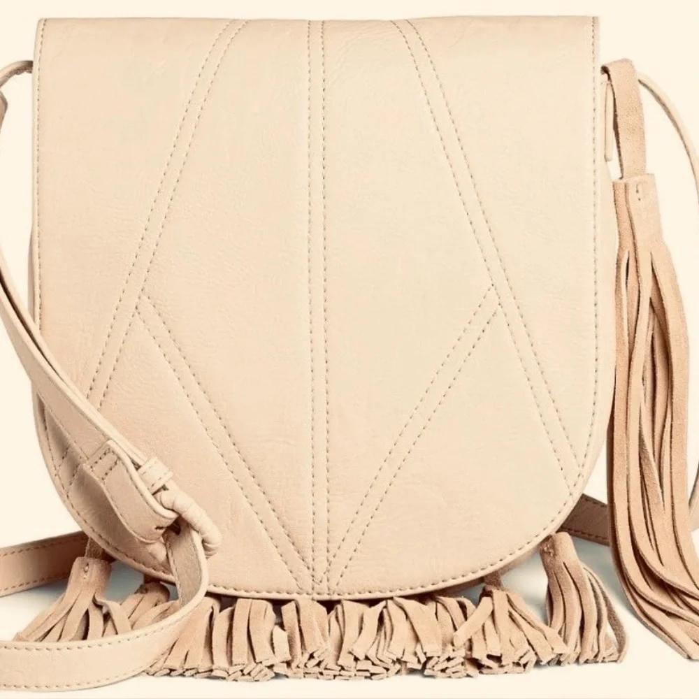 Elegant Mossimo Fringe Shoulder Bag